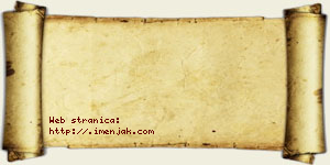 Olja Perović vizit kartica